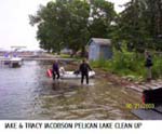 Pelican Lake Clean Up